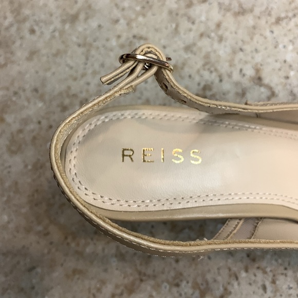 NWOT REISS Ellie Slingback Pointed Toe Pump in Latte Size 9 (39) - Picture 10 of 12